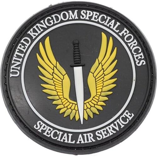 United Kingdom Special Forces Cloth SAS Black Action UK Special Vehicle Parts Air Services Military Tactical Soldier