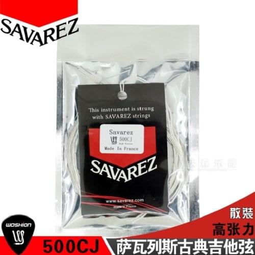 Savarez Classical Guitar Strings 500CR 500CJ 500PR Classic Nylon Guitar Strings New Cristal Corum Strings Musical Instruments