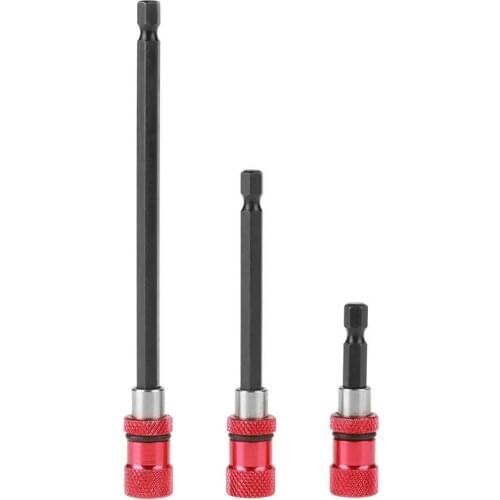 Extension for screwdriver with drill bit 2 36 inches 3 94 inches 5 91 inches Quick release Magnetic Stainless steel Magnetic