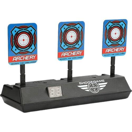Intelligent Auto-Reset Electronic Scoring Target Automatic Induction Nerf Guns Practicing Darts Sound Party Shooting Games