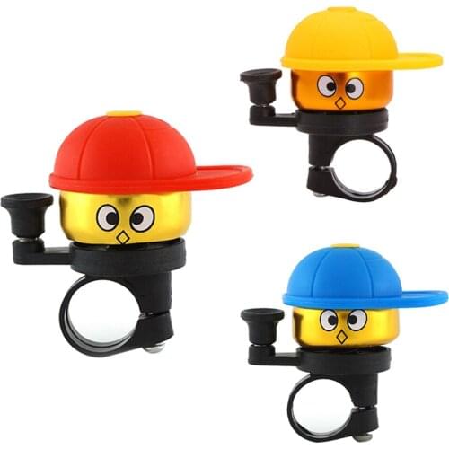 Bicycle Bell Mountain Bike Horn Baby Color Mini Bell Cartoon Carriage Bell For Folding Bike Bicycle City Car Warning Tool