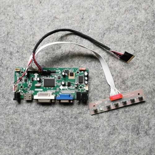 VGA+DVI monitor drive board card M.NT68676 1366*768 40Pin LVDS Fit LTN156AT03/LTN156AT09/LTN160AT06 screen DIY kit LED 60Hz