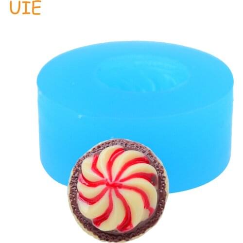 XYL037U 15.3mm Whipped Cream Silicone Mold - Sugarcraft, Fondant, Dessert, Candy, Chocolate, Cookie Biscuit, Resin, Oven Safe
