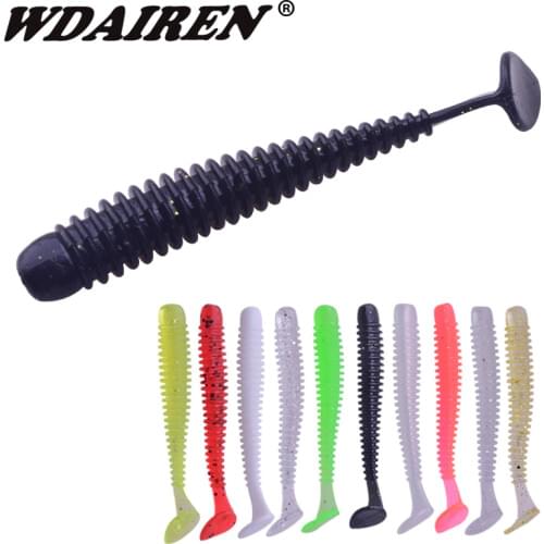 10pcs/lot Fishing Lure Soft Baits 7cm 2g Shad Carp jiging Fishing Iscas Artificial Vivid Worm Swimbait Minnow Fishing Tackle