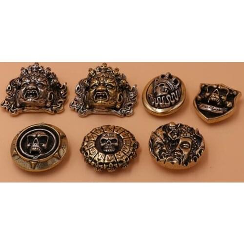 3pcs/lot Brass fabric clasp brass leather upholstery clasp antique skull