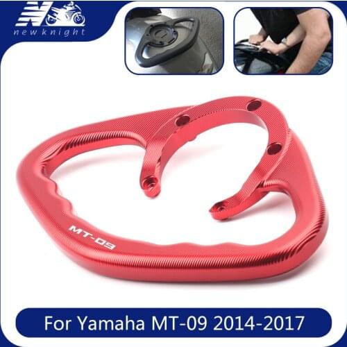 For Yamaha MT-09/Tracer 2014-2017 Motorcycle CNC Aluminum Passenger Handgrips Hand Grip Tank Grab Bar Handles Armrest Accessorie