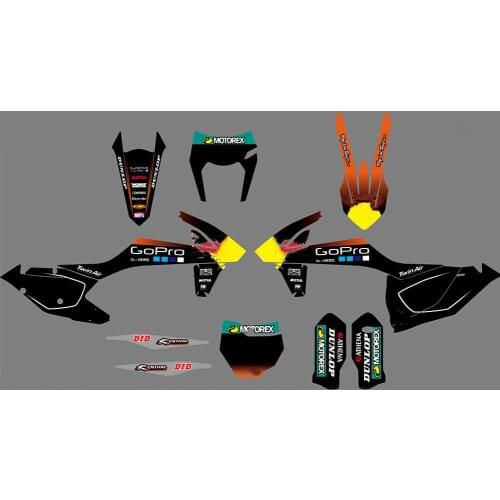 Free Customized Motocross GRAPHICS DECALS STICKERS kit for KTM EXC 2019 2018 2017 EXC-F XCW for KTM SX SXF XC XCF 2016 2017 2018