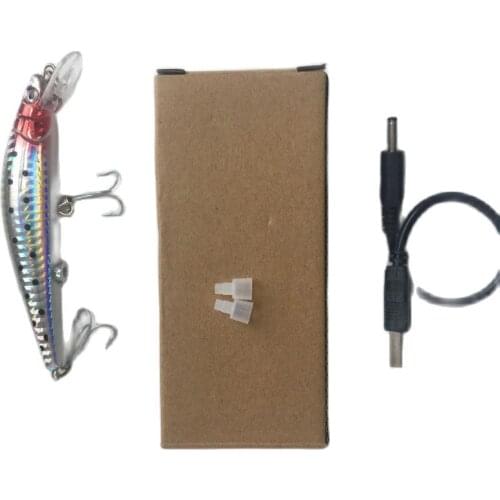 Day and Night Intelligent Twitch Light Lures Rechargeable USB Fishing Lure Wobblers Minnow Lures Tool Kit