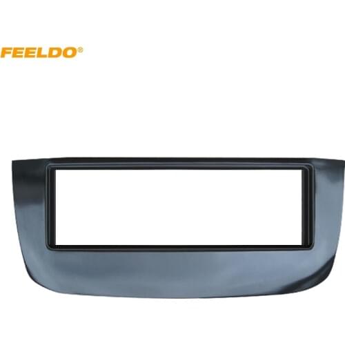 FEELDO Car One DIN CD Radio Fascia for FIAT EVO Stereo Plate Face Panel Frame Dashboard Trim Installation Kit #HQ5199