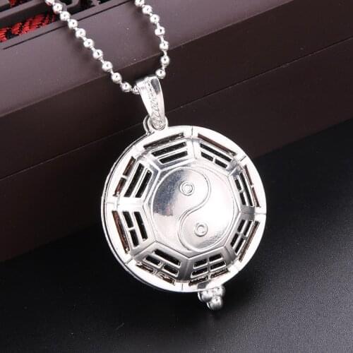 Chinese gossip Aroma Diffuser Necklace Open Antique Vintage Lockets Pendant Perfume Essential Oil Aromatherapy Locket necklace