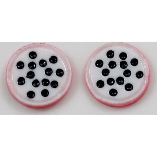 Cute 3D Novel Design Cheap in Price Dragon Fruit Style Kawaii Fruit Cabochons Resin Charms Beads for Decor