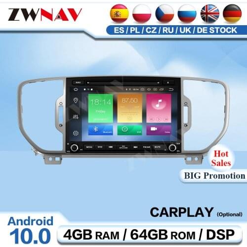 Carplay 2Din Android Multimedia For KIA sportage 2015 2016 2017 2018 2019 Radio Receiver Audio Stereo Video Player GPS Head Unit