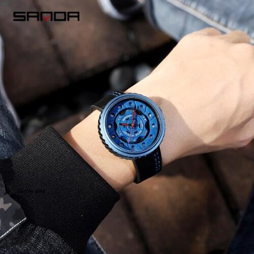 BASID Top Brand Luxury Men Fashion Casual Creative Dial Street Watch Waterproof Modern Wristwatch Watches Sports Drop Shipping