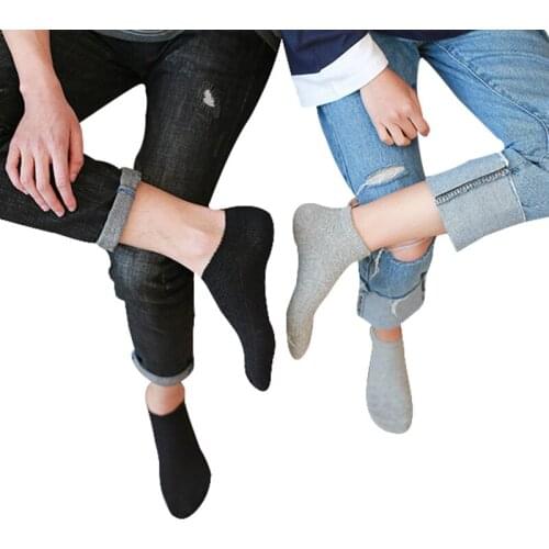 1 Pair Men Women Ankle Socks Spring Winter Multi-Color All-match Unisex Ankle Sock Breathable Pure Color Cotton Couples Meias