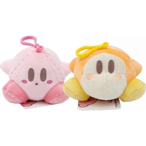 New 2PCS Waddle Dee Doo 3.5" 9cm Plush Keychain Pendant Plush Doll