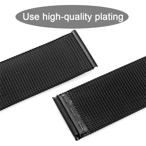 Stainless Steel Wrist Strap 20MM for Garmin Vivoactive3/vivosmart HR/Vivoactive 3 Music /Forerunner645/Forerunner245 watchband