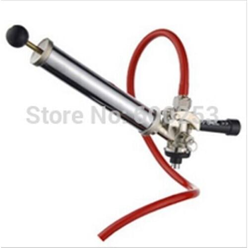 Manual Air pump with keg coupler ,air hose for beer machine ,beer tower
