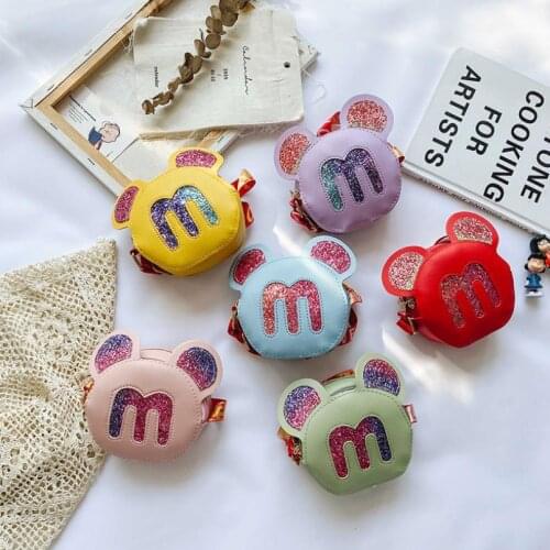 Disney minnie girls Messenger Bag Small Girl Princess Fashion Shoulder Bag women handbags Mickey women purses