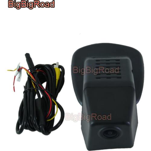 BigBigRoad Car wifi DVR Video Recorder Dashcam Camera For Volvo S90 v90 V 90 2016 2017 XC60 XC 60 2018 2019 FHD 1080P