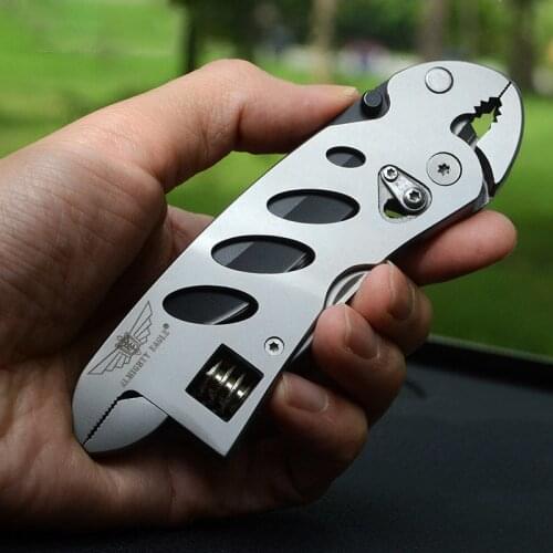 ALMIGHTY EAGLE Multifunction pliers portable tools outdoor Knife Scissors wrench Screwdriver bottle openner Camping and Hiking