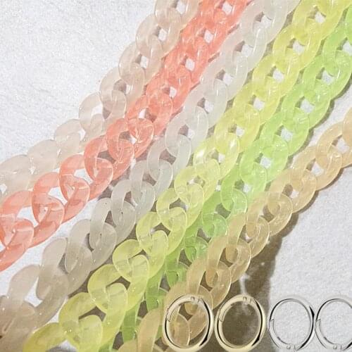Transparent Candy Color Super Chic Lady Resin easy matching Handbag elegant Strap Girls Chain Fashion Wristlet Purse Bag Belt