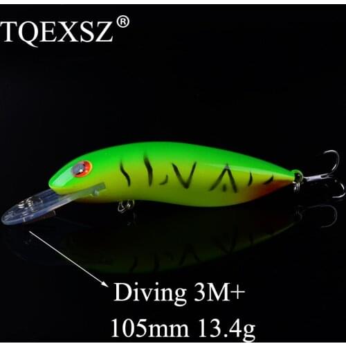 1PCS 105mm 13.4g Fishing Lures Minnow Wobbler VIB Fishig Carp Bait Hard Bait Artificial Crankbait Jerk Bait Pesca Fishing Tackle