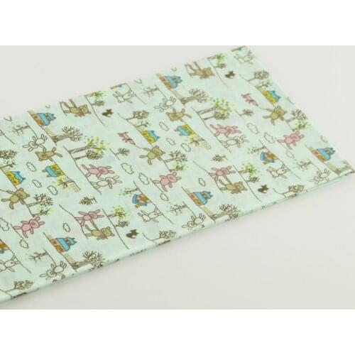 1 piece quilting tida cartoon designs pre-cut fat quarter 50cmx50cm home textile patchwork cotton fabric sewing lining toys