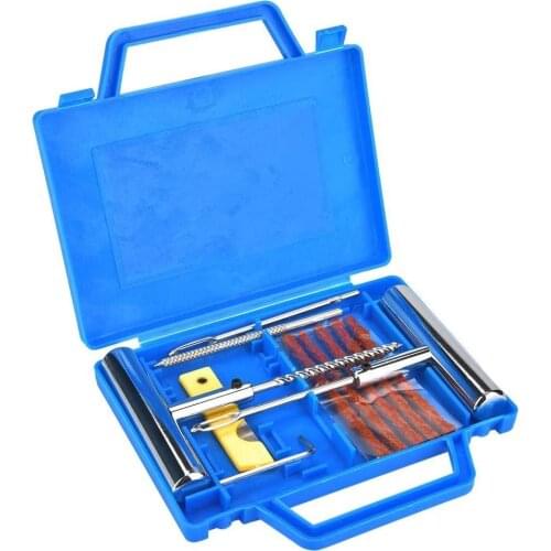 11pcs Car Van Motorcycle Bike Emergency Heavy Tubeless Tire Puncture Professional Repair Kit Universal Plug Set Tyre Repair Kit