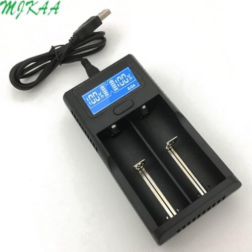 18650 Quick Charger 1.2V 3.7V 3.2V AA/AAA 26650 NiMH li-ion battery LCD Smart Charger 5V 2A EU Plug