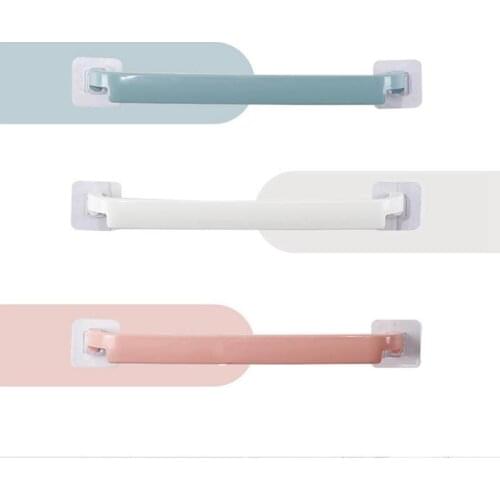 3PCS Towel Holders Adhesive Pp Towel Racks Removable Kitchen Bar Hand Holders держательдля полотенца Bathroom Organizer