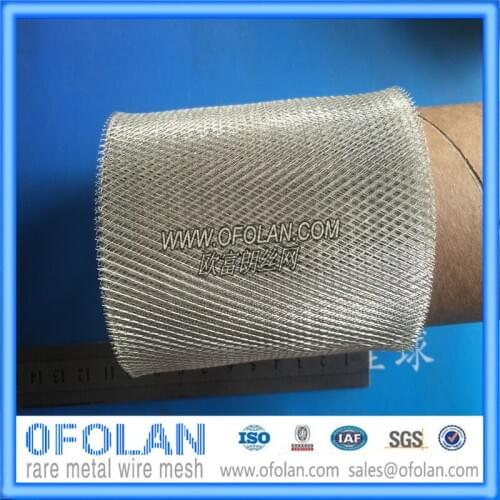 Diamond Hole 2.5mmx4.5mm Silver Expanded Filter Mesh 10cmx10cm Supply From Stock