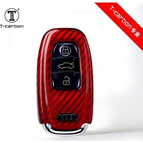 For Audi A4L A6L A8L A7 Q7 Color Glass Fiber Key Case Non-Destructive Signal Key Protective