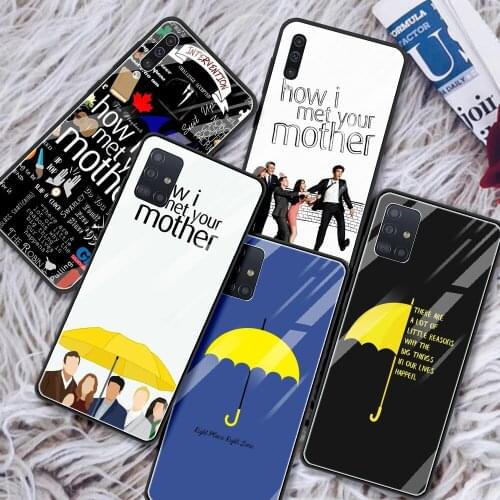 How i met your mother Smartphone For Samsung A70 A50 A40 A30 A20 A10 Glass Cover Black Capa TPU Shell Silicone Fundas