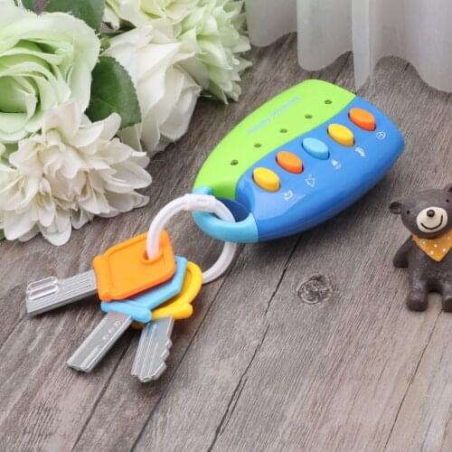 Baby Toy Musical Car Key Toy Smart Remote Car Voices Pretend Play Education Toy 77HD