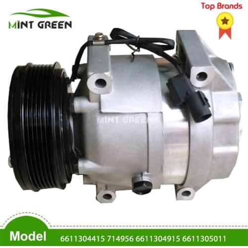 For V5 Car auto ac compressor For SsangYong Rexton 2.7Xdi 2.9TD 3.2 2002-2006 6611304415 714956 6611304915 6611305011