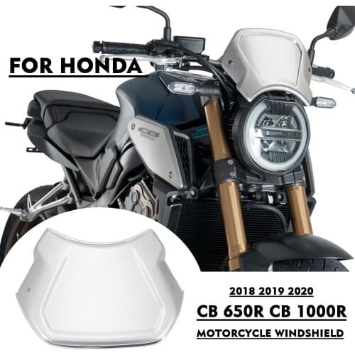 Windshield For HONDA CB 650R CB650 R 2019 2020 CB 1000 R CB1000R 2018 2019 2020 Motorcycle Fairing Deflector Windshield