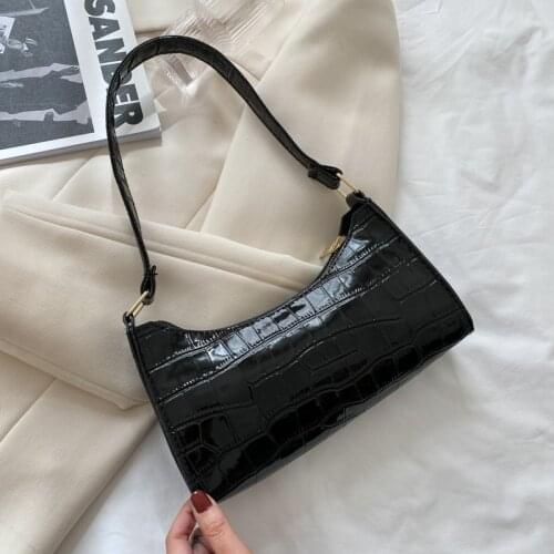 Fashion Crocodile Pattern Female Bag Popular Texture Shoulder Bag Simple Personality Handbags for Women 2021 Free Shipping