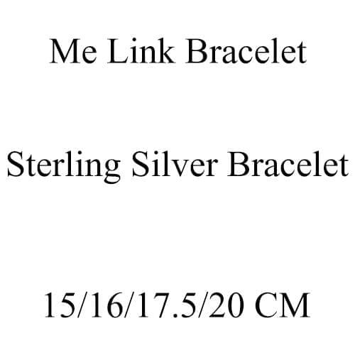 My Bracelet Me Link Bracelet For Woman DIY Me Collection Beads & Charms Authentic Silver Fashion Jewelry Bracelets