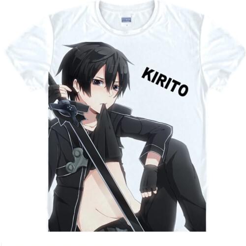 Gun Gale Online GGO T-Shirt Asada Shino Shirt Cool T-Shirts anime and manga Printed T Shirts cosplay costumes anime cute top a