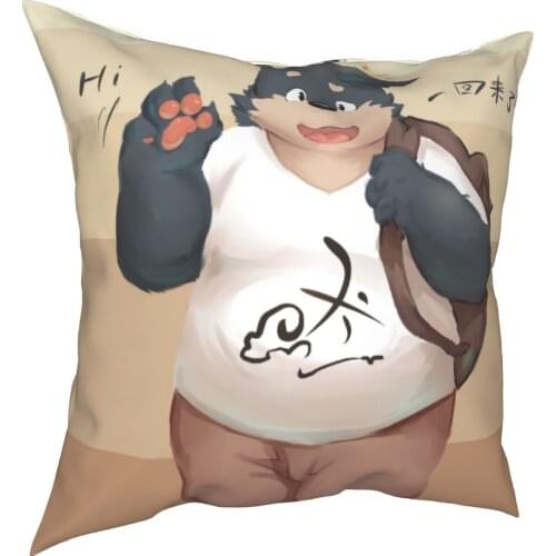 Back pillow home cotton pillow case sofa seat decorative pillow case car pillow case 45 * 45cm