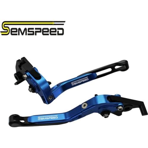 Semspeed Logo Extendable Foldable Brake Clutch Lever for MV Agusta Brutale 800 RR Rivale 800 Dragster 800 RR Turismo Veloce 800