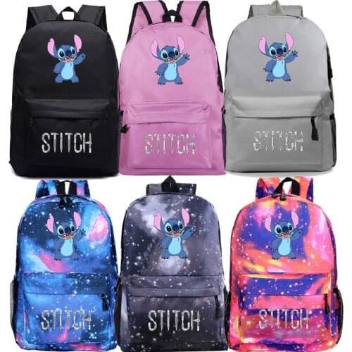 Stitch Students Boys Girls Back to School Gift Mochila Beautiful New Pattern Laptop Backpack Beautiful Travel Men Teens Rucksack