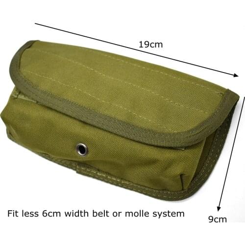 Tactical Molle 10 Round Shotgun Shell Reload Magazine Pouch 12G Ammo Holder Hunting Molle Mag Pouch