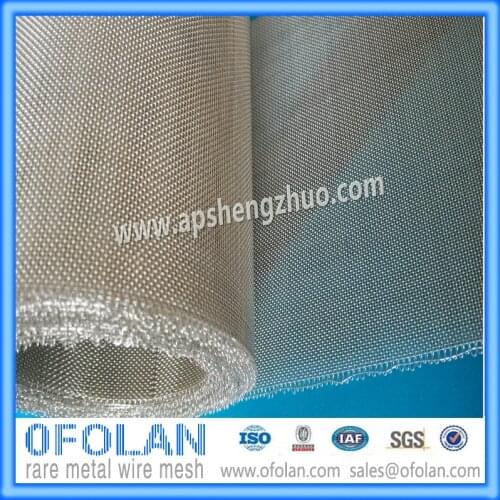 100 mm Width Pure Silver Wire Mesh For Battery Collect Mesh