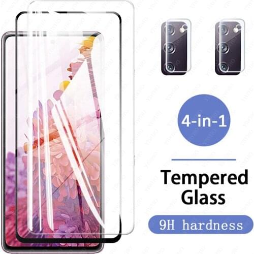 Protective Glass for Samsung Galaxy S20 Fe S20 Fan Edition Lite Screen Protectors Film Camera Lens Safty S20fe Tempered Glass