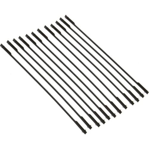 12pcs 6.5" 168mm Pinned Scroll Saw Blades 15T Woodworking Power Tools Accessories