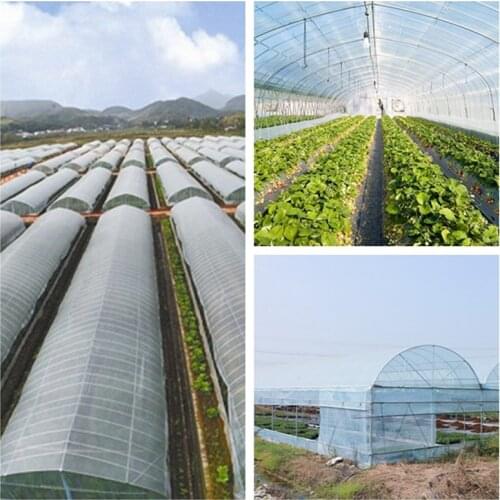4M Wide Garden Greenhouse Film 0.06mm Thickness Heat Preservation Film for Agricultural Cultivation Anti-aging Anti-fog