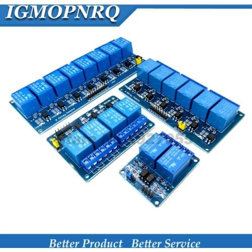 5v 1 2 4 6 8-channel relay with optocoupler module relay output 1 2 4 6 8-channel relay module