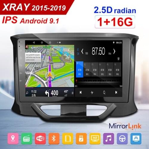 For Russian Lada X-Ray Cross 15-19 Special Section 9-Inch Android 9.1 All-in-One Navigation Machine Multimedia Video Player