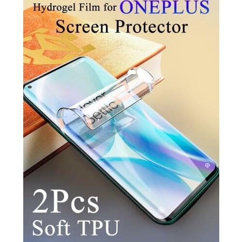 Film For Oneplus 8pro 8T Hydrogel Film For OnePlus 3 5 6T Full Cover Soft Transparent Screen Protector For OnePlus 7T Pro